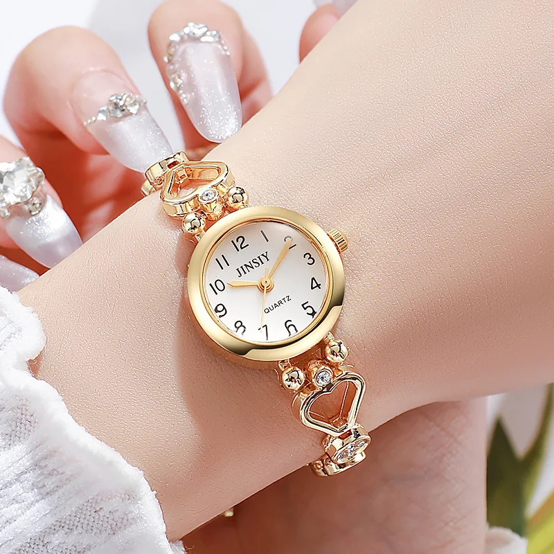 Fashion Women Bracelet Watches Luxury Gift Watches for Women Simple Ladies Quartz Watch Relojes Para Mujer Gold Watch Wholesale