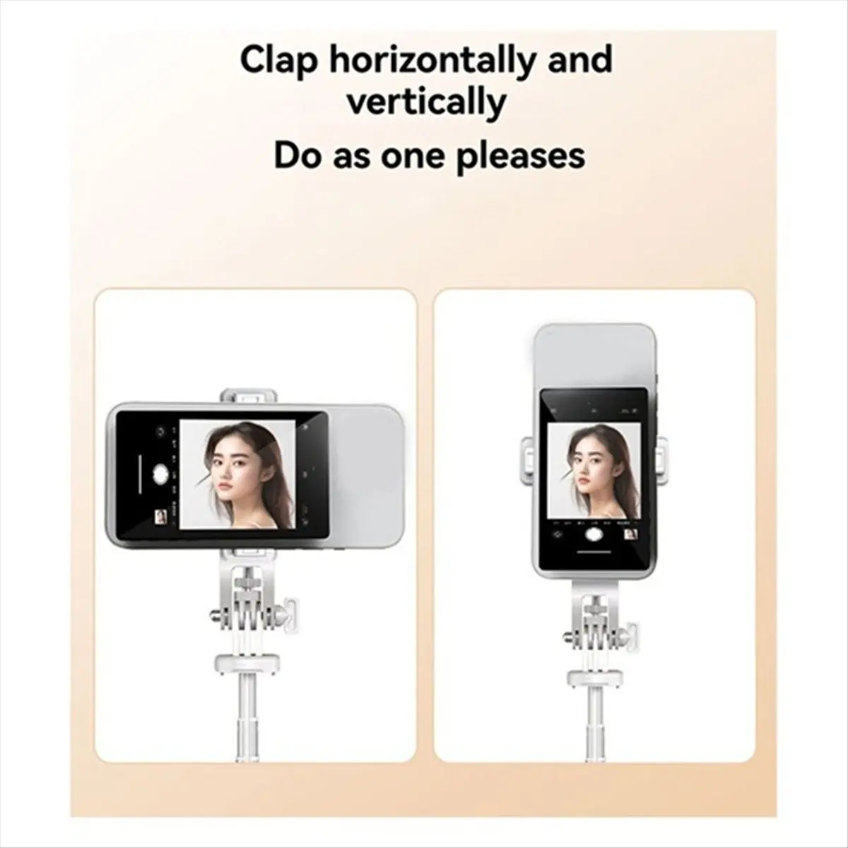 Y65A Wireless Magnetic Selfie Monitor for Selfie Mirroring Enhanced Rear Camera Viewing Grey