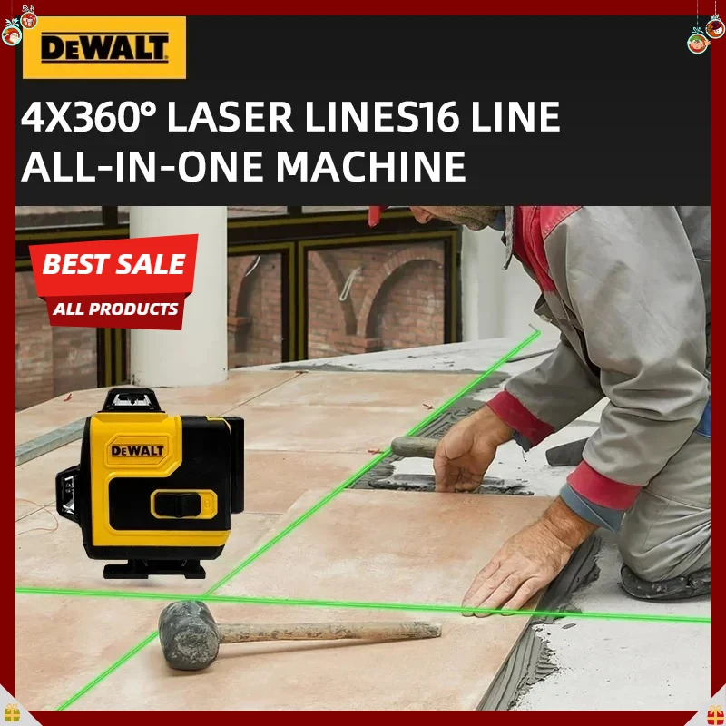 

Dewalt Laser Level 360 Green 16 Lines 4D Self Leveling 360 Horizontal Vertical Super Powerful Beam construction Tools Original