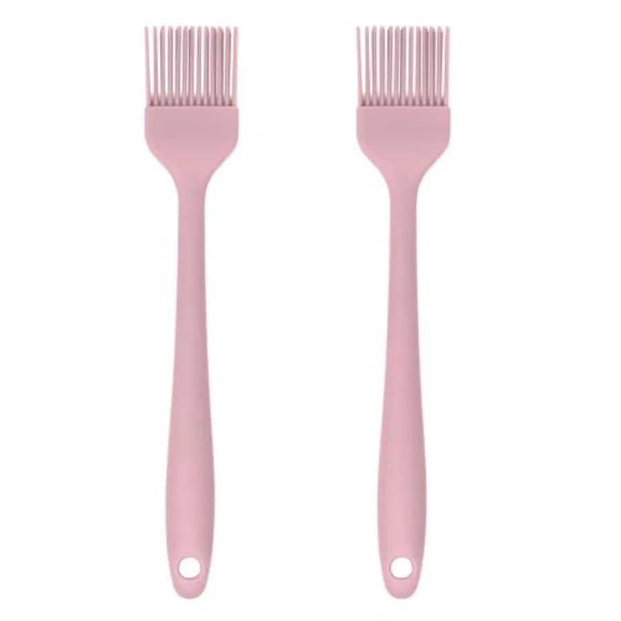 

Silicone 2-Piece Basting es for Cuisine and BBQ Kitchen Tools and Accessories with Comfortable Handles, Heat-Resistant Utensils