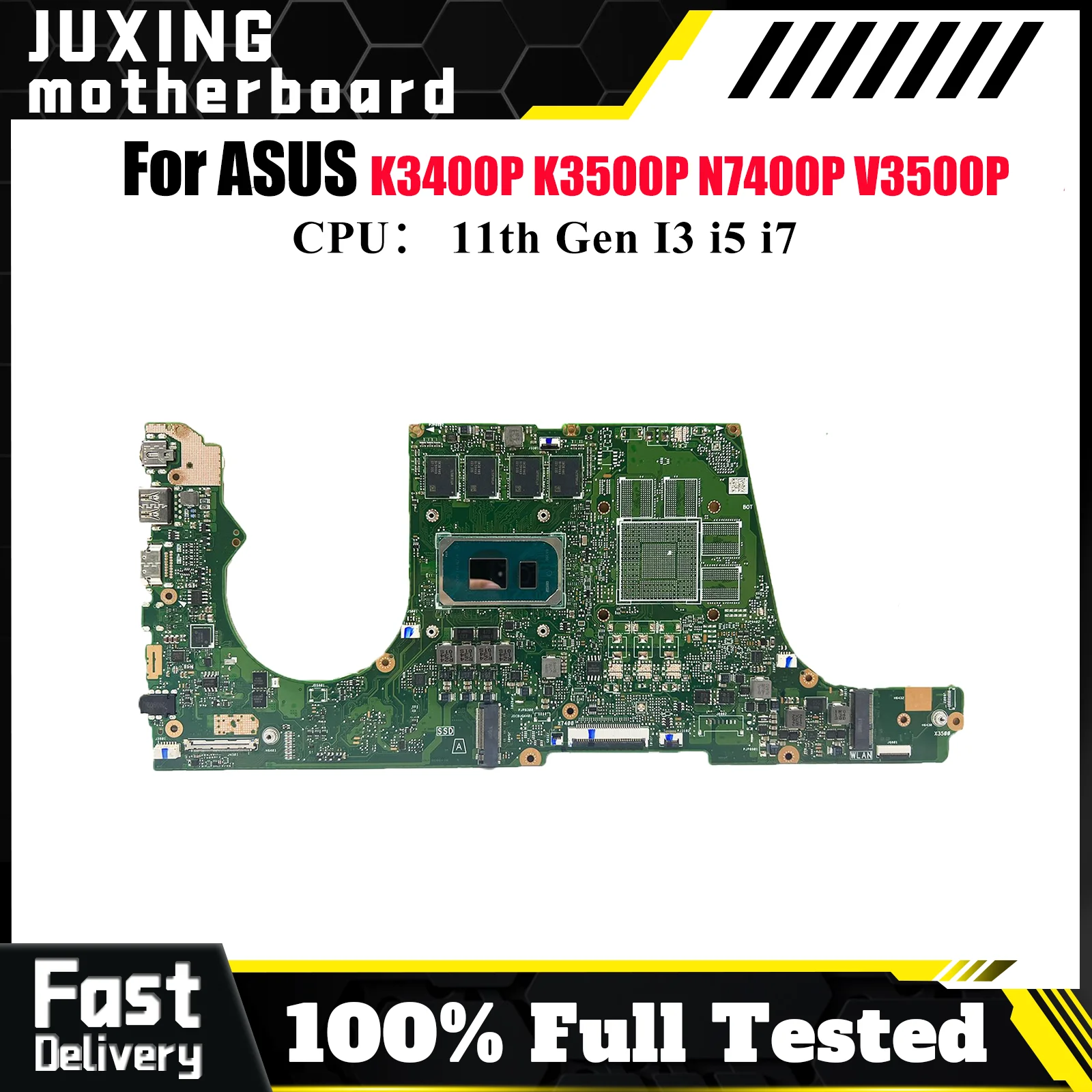 

X7400PA Материнская плата для ноутбука ASUS X7400PE X7400PC K3400P V3400P V3500P N7400P X7400P K3500P Материнская плата с 11-го поколения I3 i5 i7