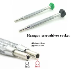 2.0mm 2.5mm Metal Hex Screwdriver Socket Tool for 1/14 Tamiya RC Truck Trailer Tipper Climbing Car Diy Parts