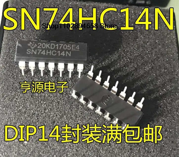 

5PCS SN74HC14N 74HC14N 74HC14 MM74HC14N DIP-14