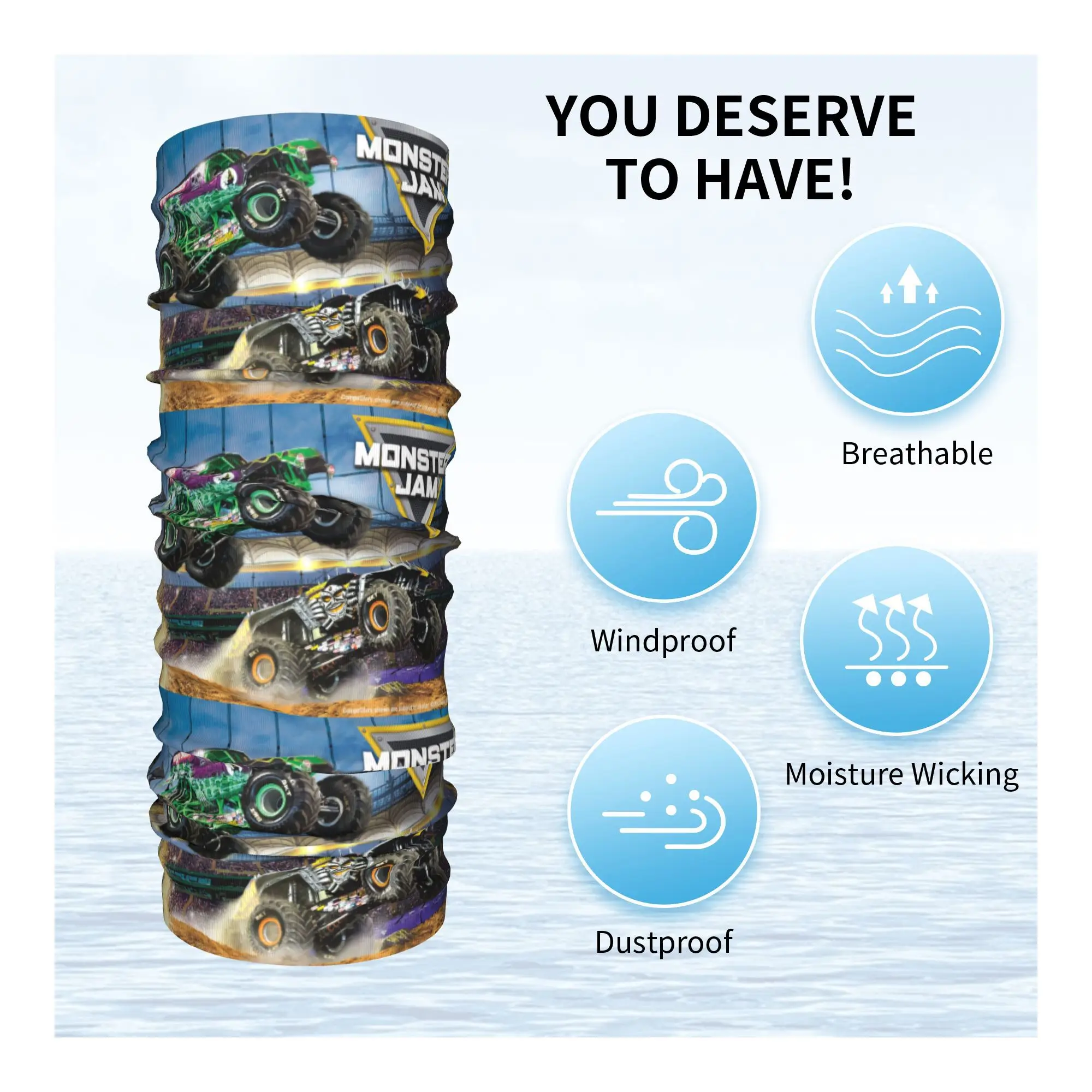 الكلاسيكية الوحش المربى نمط باندانا غطاء الرقبة قناع مطبوع وشاح متعدد الاستخدام أغطية الرأس الرياضة في الهواء الطلق للرجال النساء يندبروف