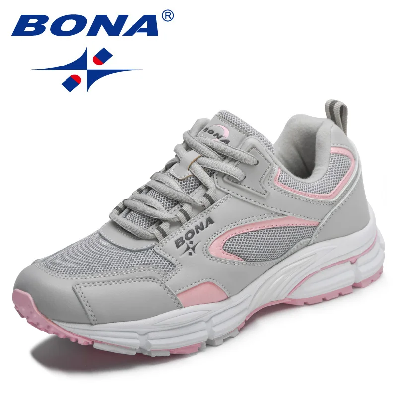 

BONA New Designers Running Shoes Breathable Outdoor Sports Shoes Women Lightweight Sneakers Ladies Comfort Athletic Shoes