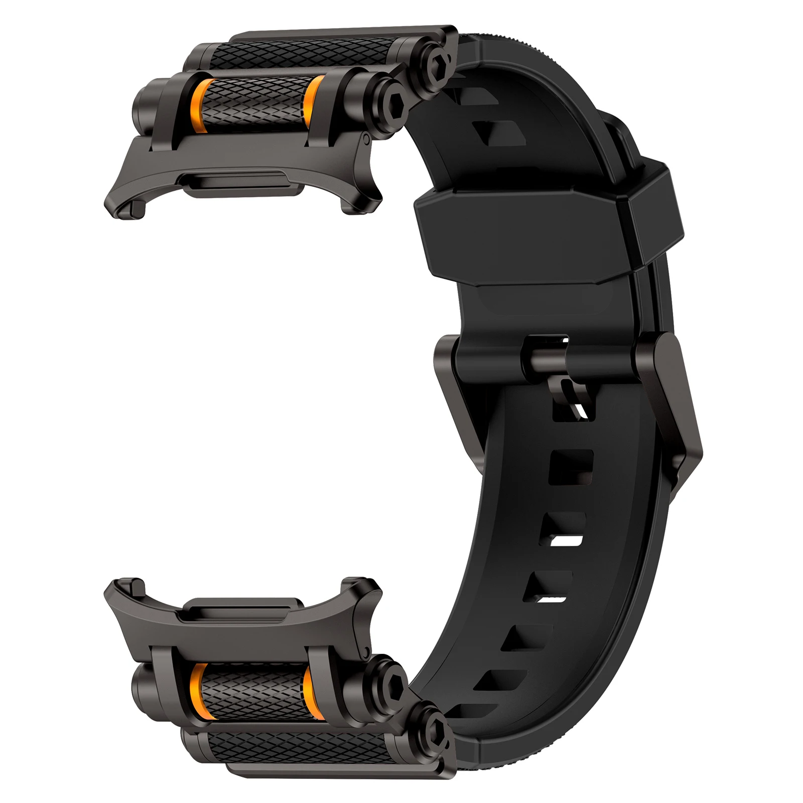 Rubber Sports Strap for Samsung Galaxy Watch Ultra 2025 Silicone Band Bracelet for Galaxy Watch 7 Ultra 47MM Replace Accessories