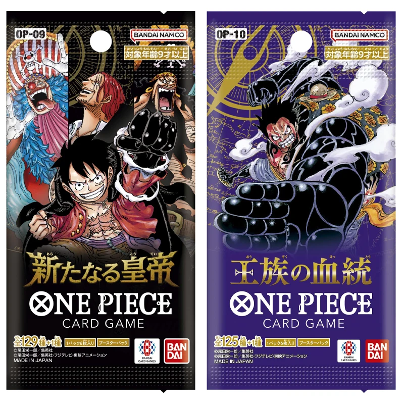 New ONE PIECE Card Game, OP01~OP10 TCG Game Booster Pack Collectible Card, by Bandai Original Genuine Japanese Edition, Ship Now