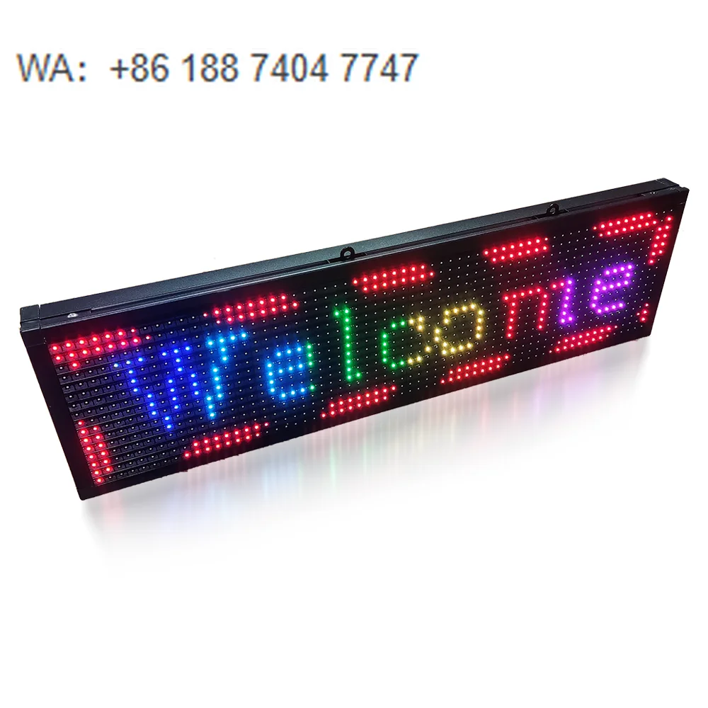 High Quality Waterproof P10 HD Seamless Splicing LED Strip Screen IP65 Outdoor Electronic Billboard Display for Digital Poster