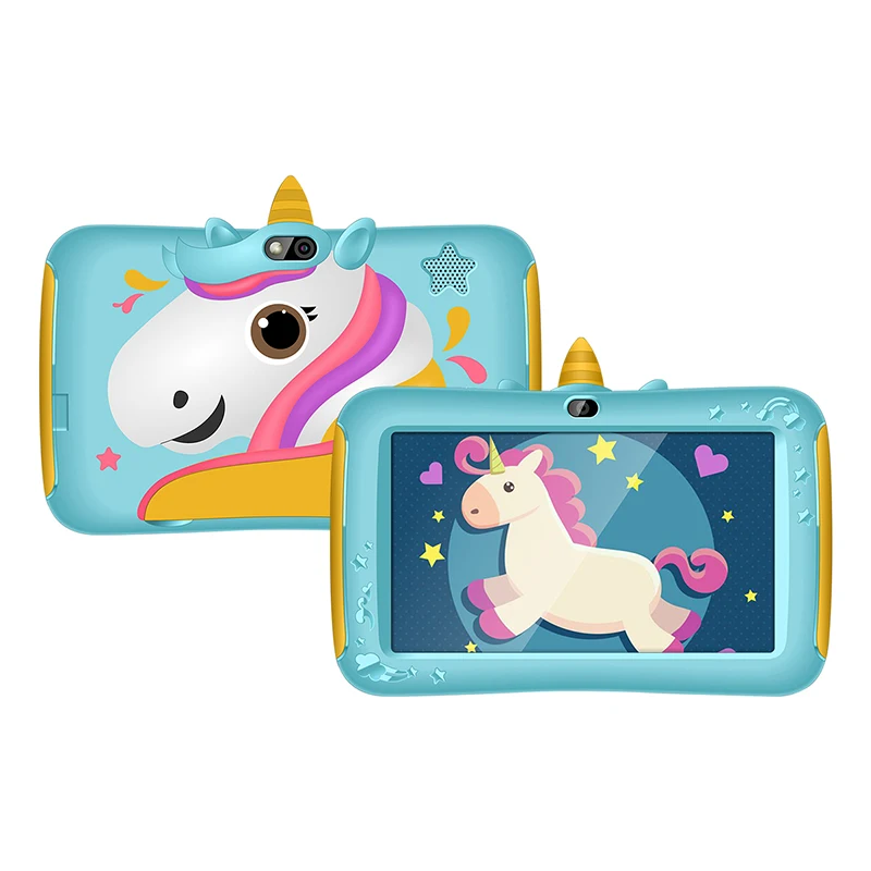 NEW 7" tablet pc children education tablet 16GB Android 11.0 Animal shape kids learn tablets Unicorn Tablet  Gifts for children