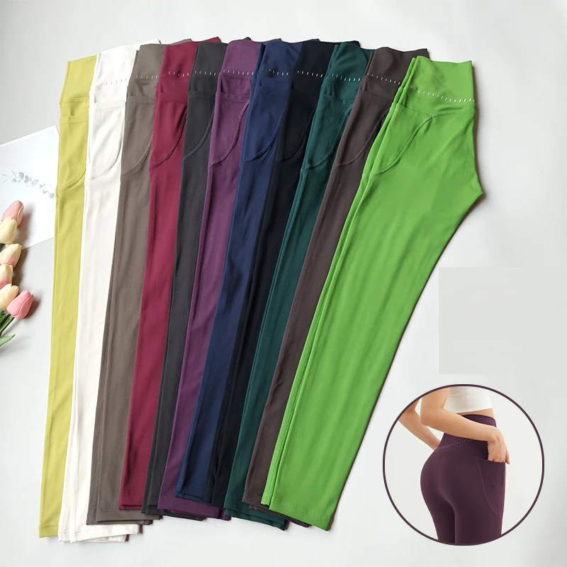 

High Waist Push-Up Fitness Leggings for Women Yoga Pants Naked Feel Running Sport Hot Sale Comfortable Female Workout Clothing