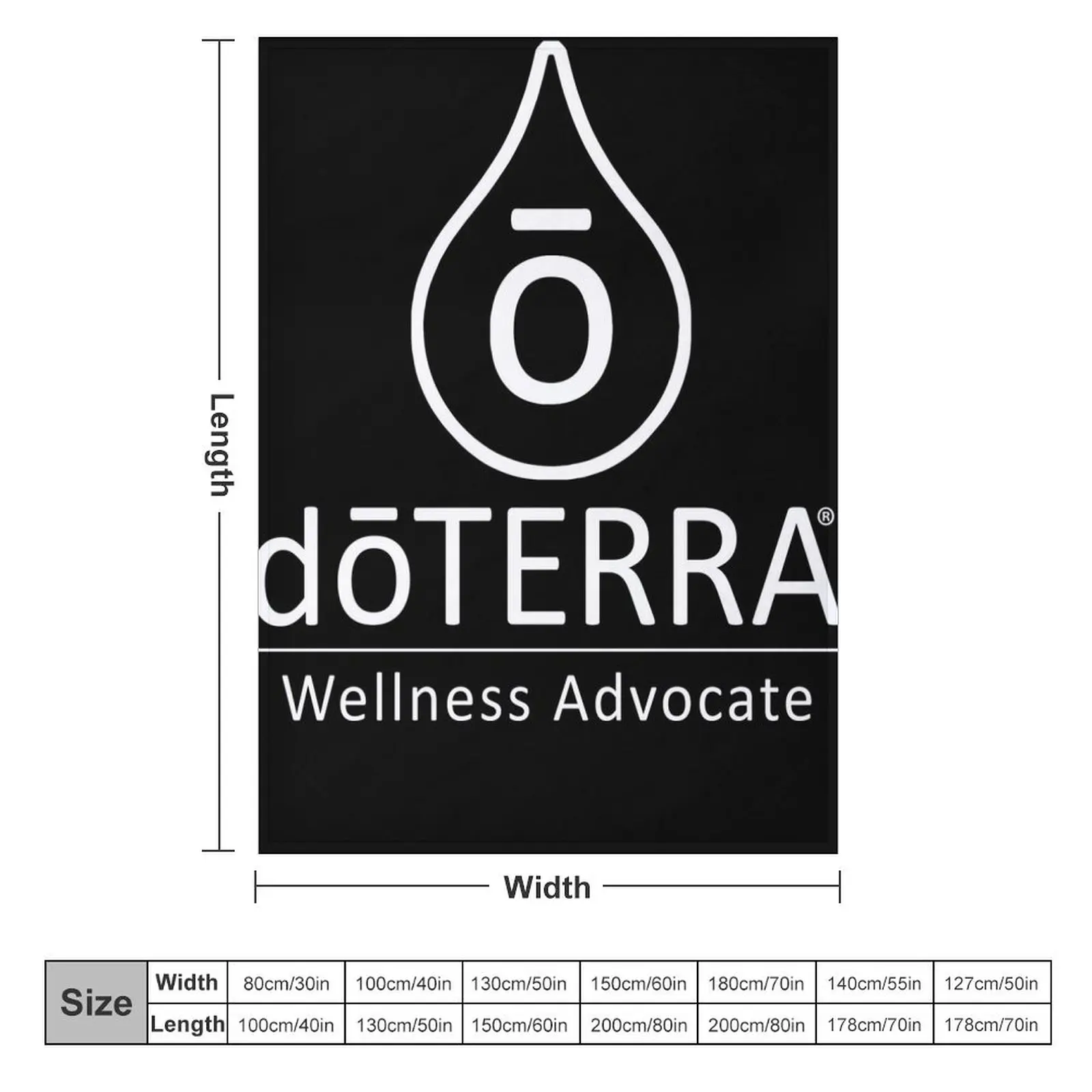 Doterra Wellness Advocate Shirt| Essential Oils T-Shirt Throw Blanket Bed covers funny gift Shaggy Blankets