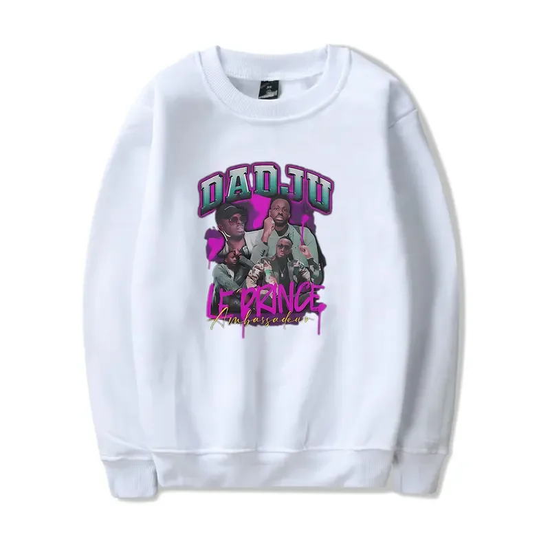 Dadju 2024 world tour crewneck sweatshirts casual women men Harajuku printing o-neck pullovers Fashion Unisex