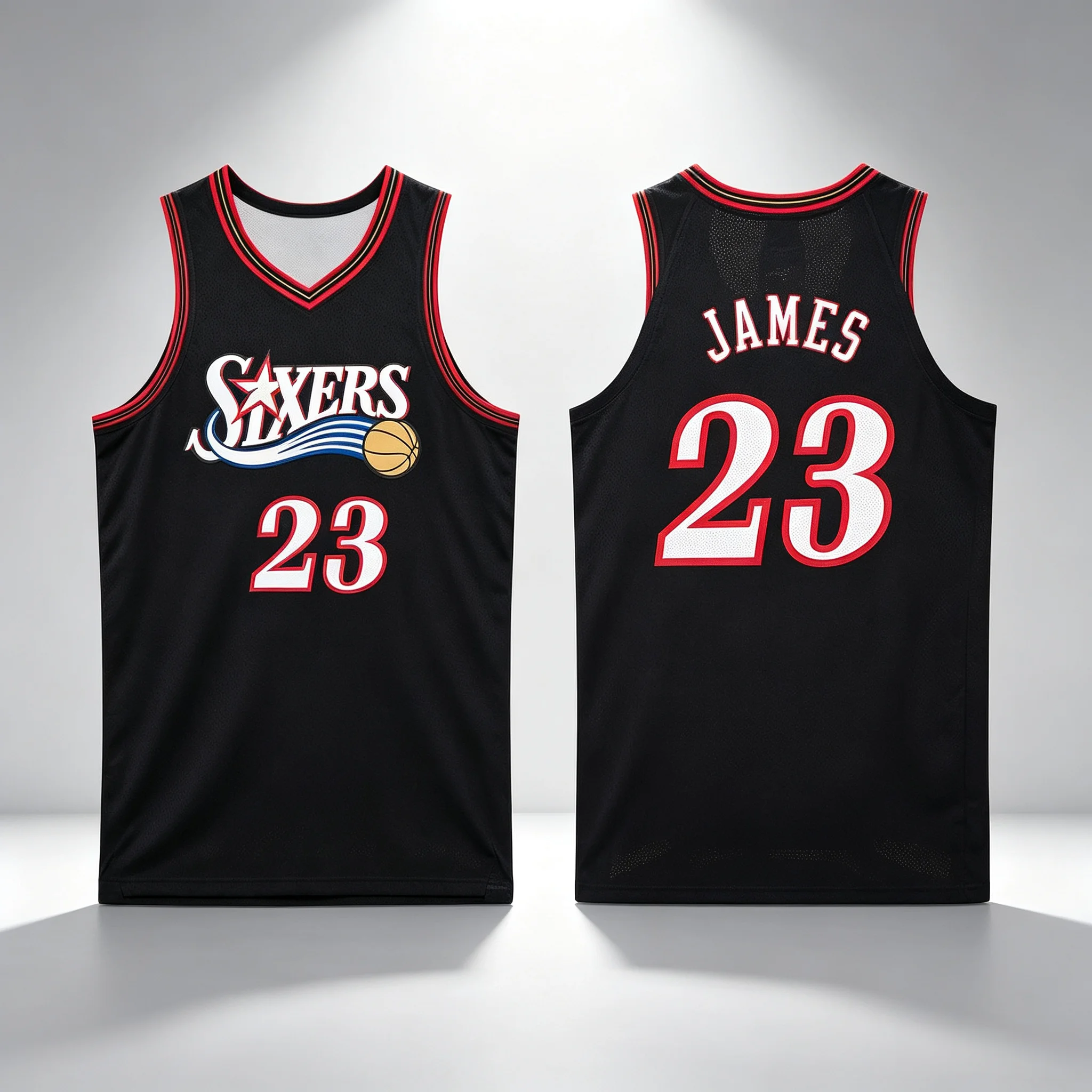 2026 Philadelphia James Basketball Jersey Men's and Women's Summer Sports Vests Breathable Quick Drying Streetwear Clothing