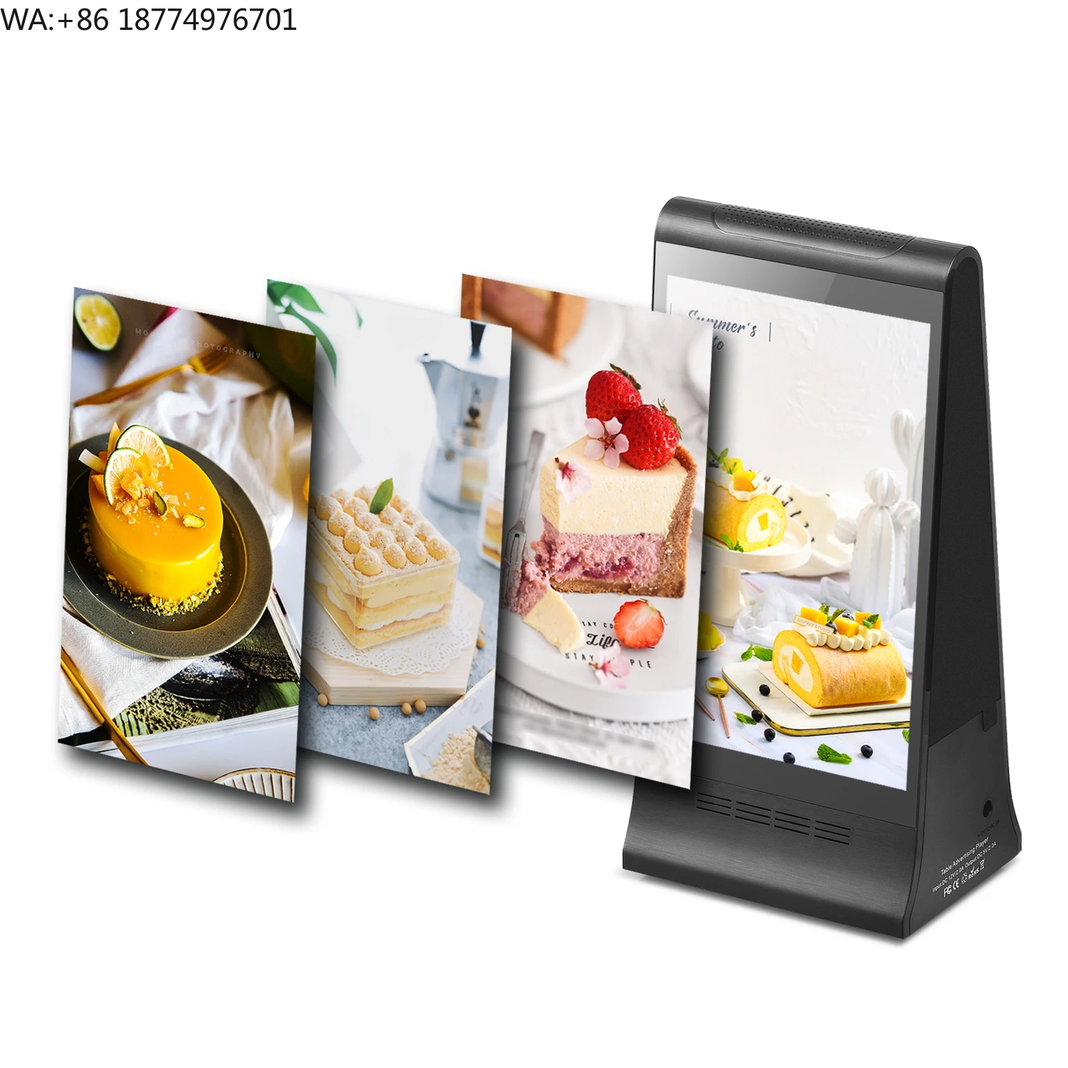 

FYD-868P RK3568 Patent Design Unique Restaurant Table Top Advertising Display Machine Equipment