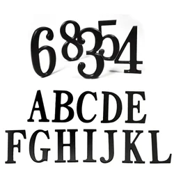 Numeri civici esterni segni sulla porta lettere 0-9 Home Sign lettere numero di porta per residenza targhetta Hotel residenziale