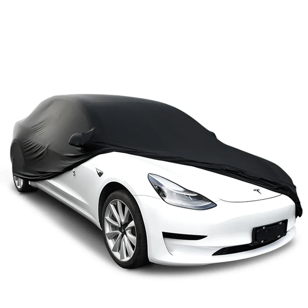 Car Cover for Tesla Model Y Sunshade Insulated High-elastic Protective Elastic Stretch Cotton Tight Anti-dirt Model Y 2021-2024