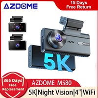 AZDOME M580 Car DVR 5k Dash Cam 3 Cameras 5GHz WiFi Built-in GPS 4\