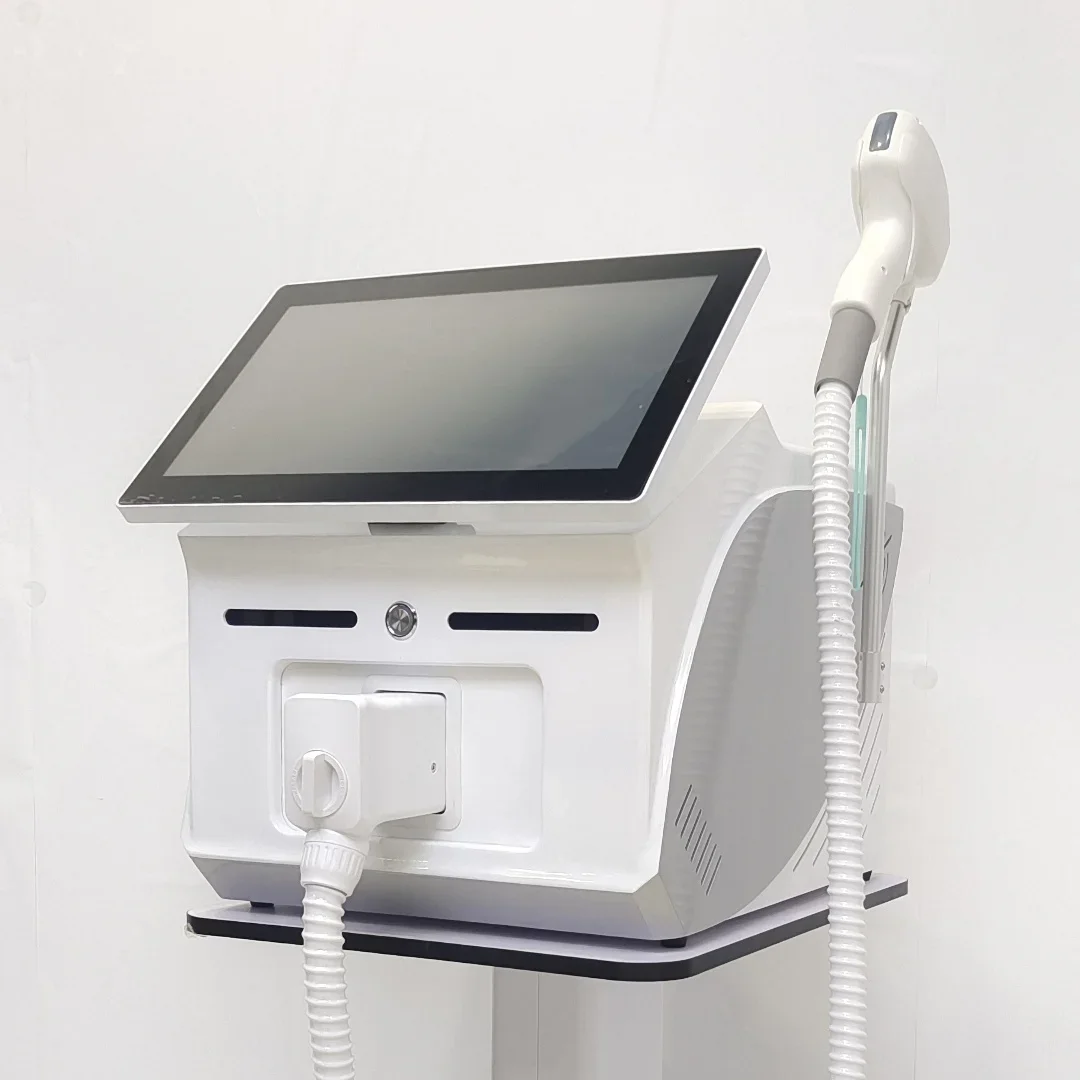 Draagbare professionele 4000W Soprano Diode Ice Titanium laser ontharingsmachine 2026, 4 golflengten (808nm, 755nm, 940nm, 1064nm)