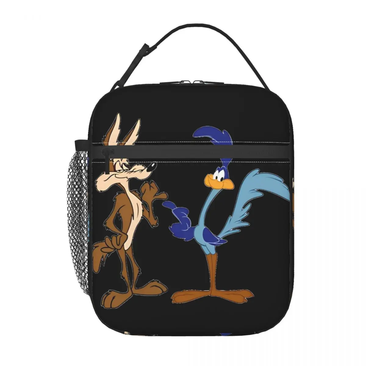 

Lunch Boxes Wile E. Coyote Product Road Runner Food Box Harajuku Thermal Cooler Bento Box For School