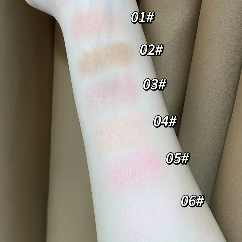 Herorange 6 Farben Eisenbox Rouge-Palette Matt und Fein Schimmernd Niedrige Farbsättigung Wasserfest Langanhaltend Einfach Aufzutragen – Detail 10