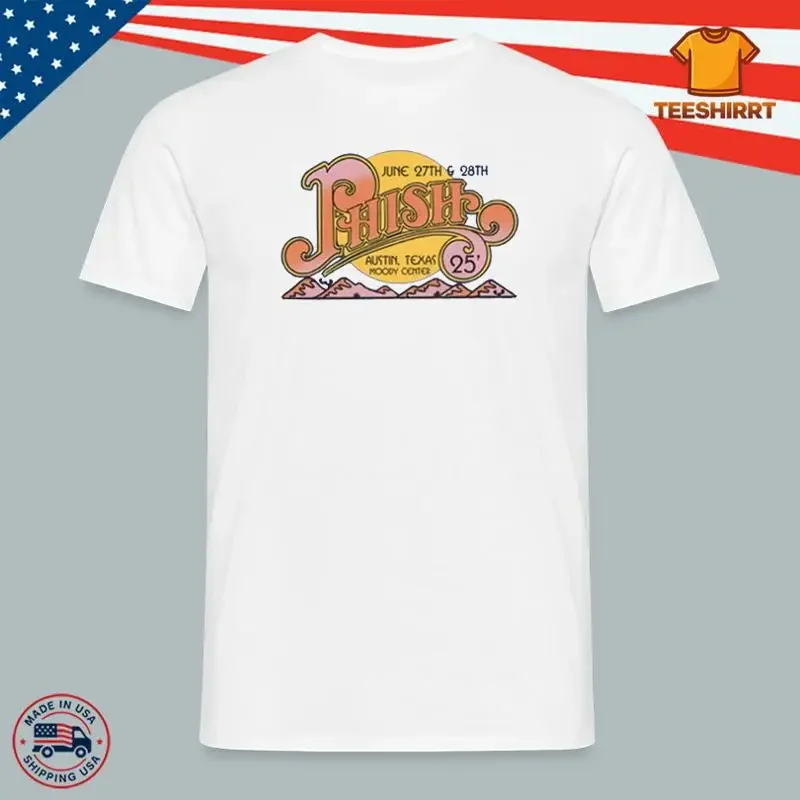 Phish Austine Texas 26 27 2025 T Shirt Fan S
