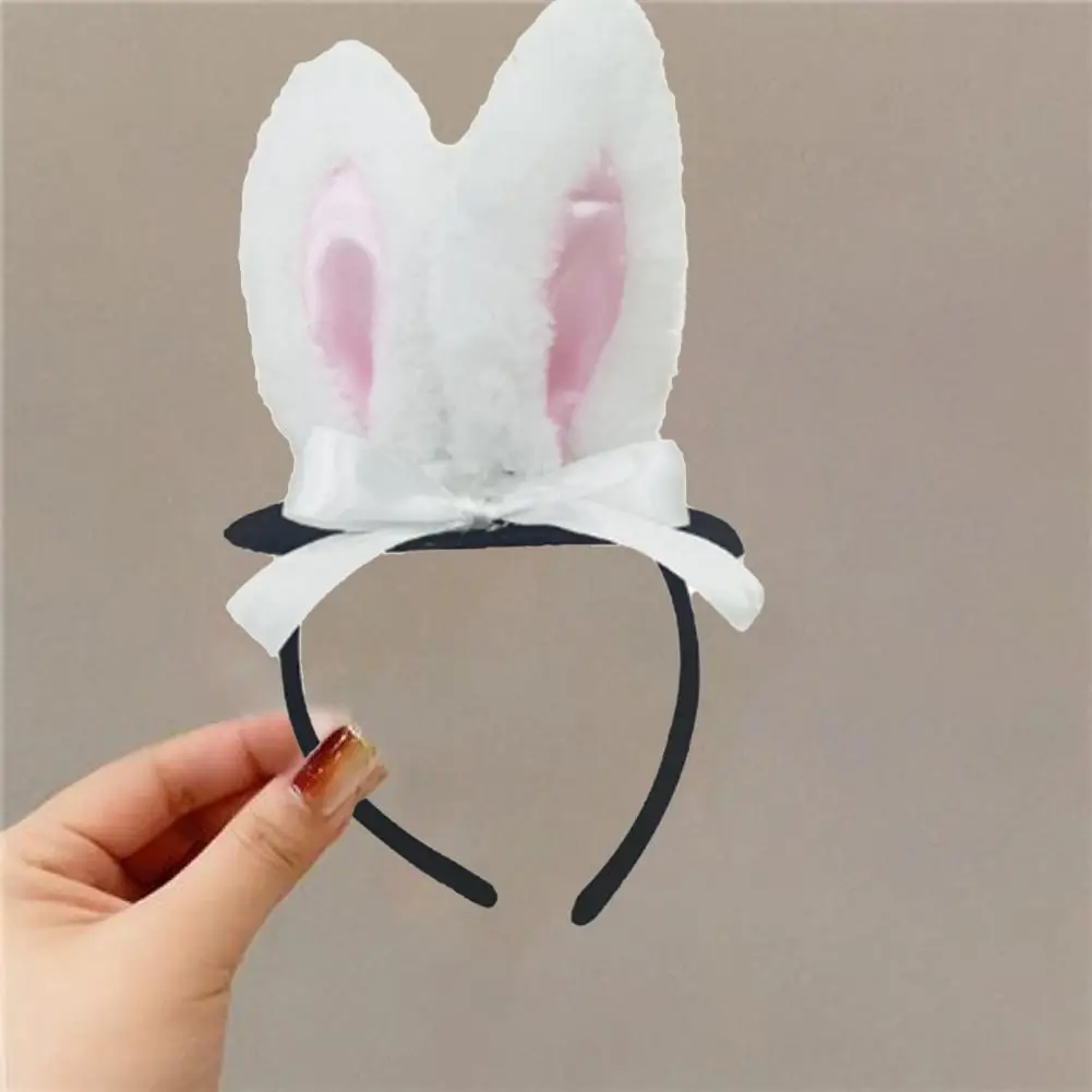 Sombrero de copa de conejo blanco para el día de pascua, disfraz de alicia en el país de las maravillas, Bowler, accesorio para disfraz de March Hare con orejas