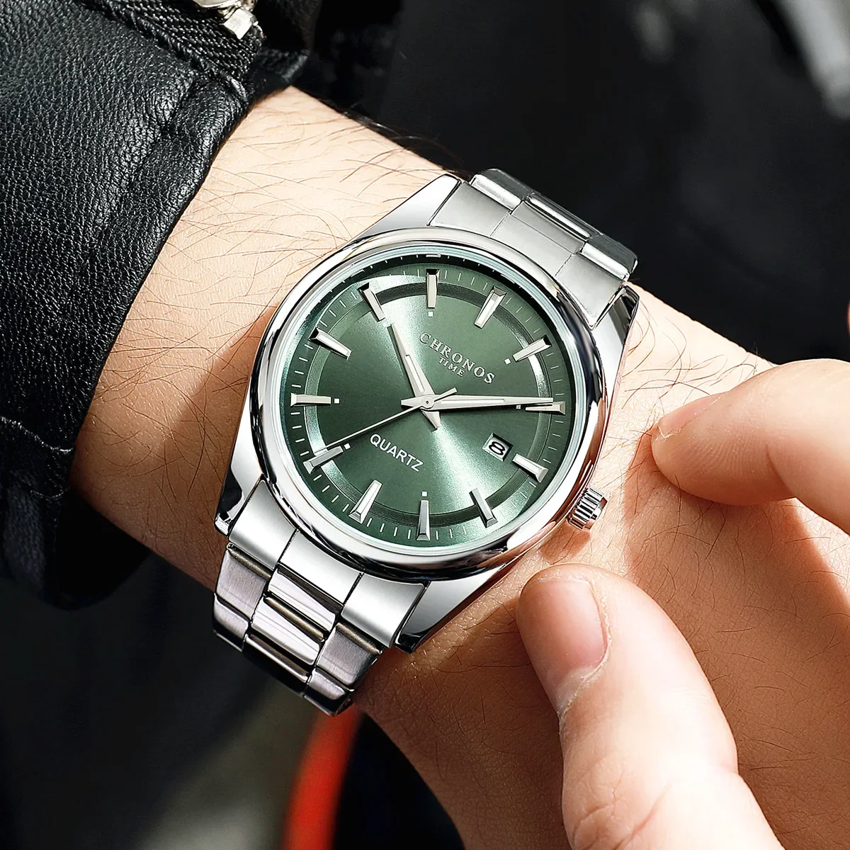 Men's Luxury Quartz Watch with Date Function
