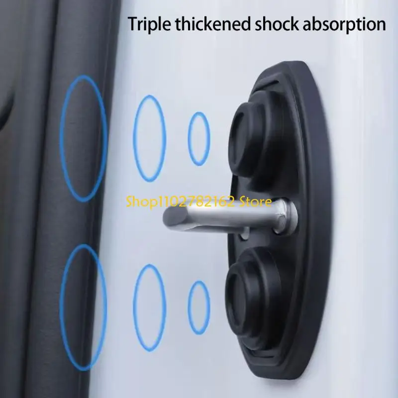 

547B Silicone Protectors Lock Covers Prevent Squeak & Rusts for Vehicle Door Locks