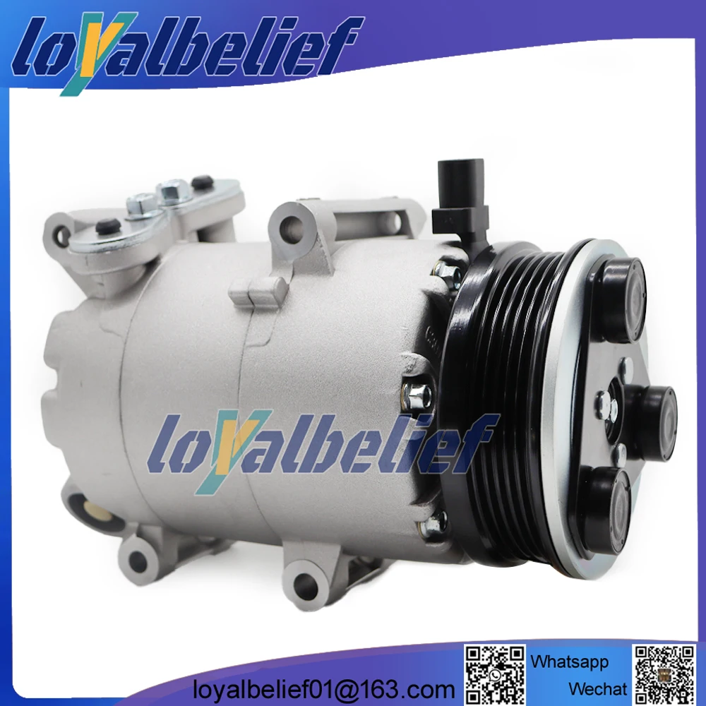 Auto AC Compressor For FORD FOCUS MK2 1.8 2.0 PETROL AC AIR CON COMPRESSOR PUMP 2007-2011 2014584 6M5H-19D629-AB