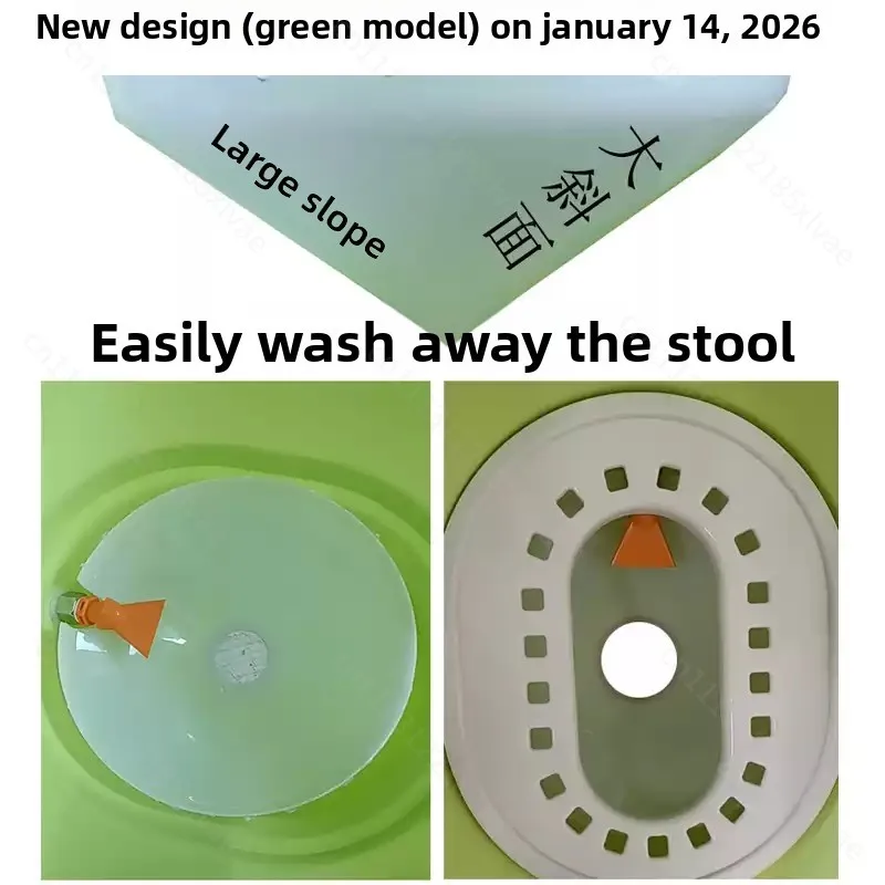 Smart Induction Automatic Flushing Open Design Pet Squatting Potty Litter Box for Indoor Household Cat Dog Daily Use