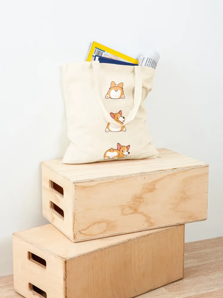 Corgi Butts Tote Bag ecological bags Cloth bag Canvas bag for women canvas bags