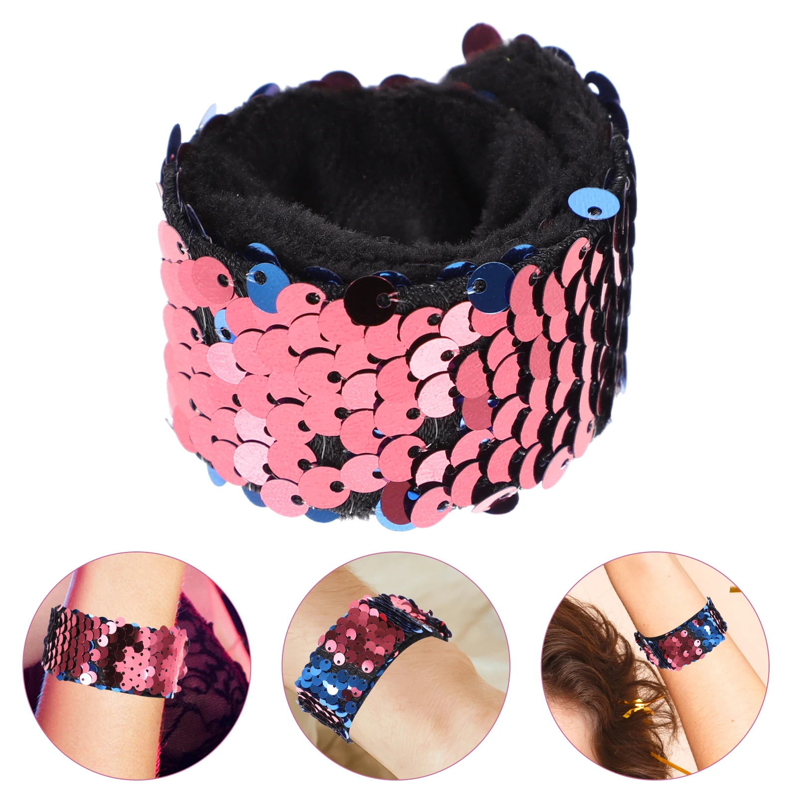 

Sequin Bracelet Sequins Flipping Kids Bracelets Mermaid Decorative Charm Girl Girls