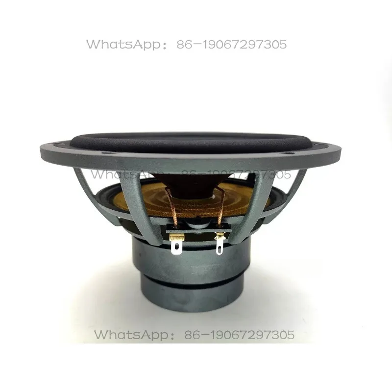 6.5 Inch Mahogany Pulp Basin Double Aluminum Frame Medium Bass Speaker