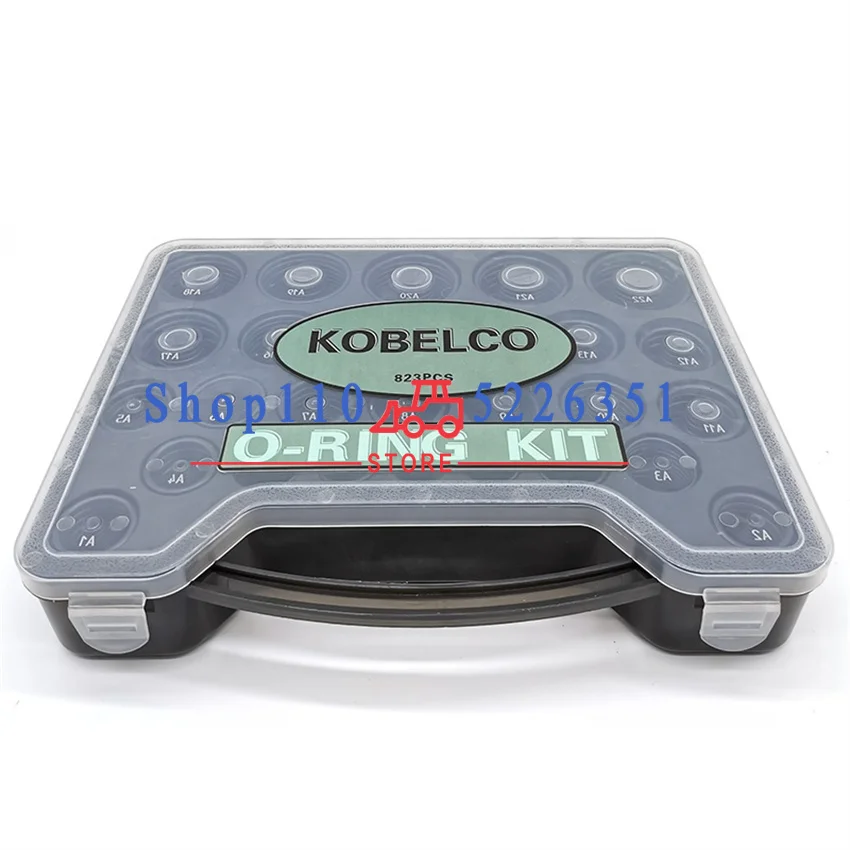 823PCS Oil Ring kit O Ring Repair Seal Kit O-ring Box For Kobelco SK Excavator Parts