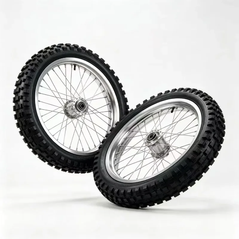 Supermoto Off-Road Wheel Set Complete Rims&Tires Kit Fit for Surron Light Bee Talaria XXX MX3 MX4 MX5 LBX Electric Motorcycle