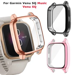 Juste de protection en TPU galvanisé pour Garmin Venu SQ, protection d'écran, pare-chocs de musique