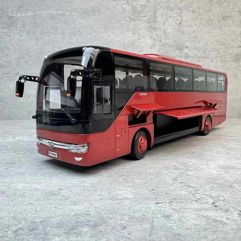 

Литой под давлением масштаб 1:42 YUTONG ZK6122H9 модель туристического сплава автобуса Коллекционная игрушка в подарок сувенирный дисплей орнамент