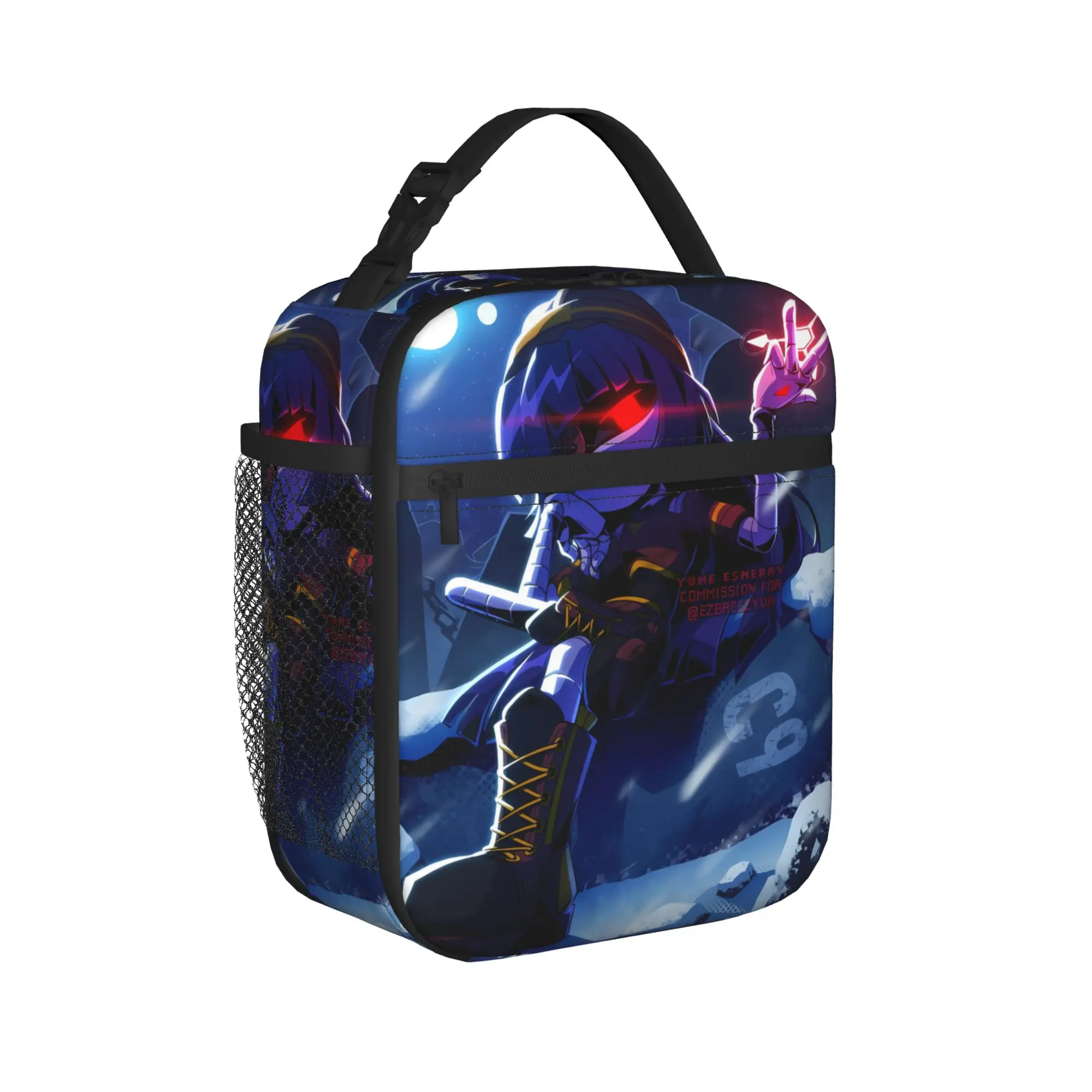 Drone Vintage Comic Poster Lunch Bag  Fashion Lunch Box For Men Office Portable Insulated Cooler Bag Print Thermal Tote Handbags