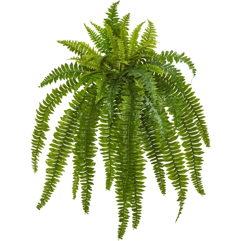 

Nearly Natural 35” Boston Fern Artificial (Set of 2) Silk Plants Green