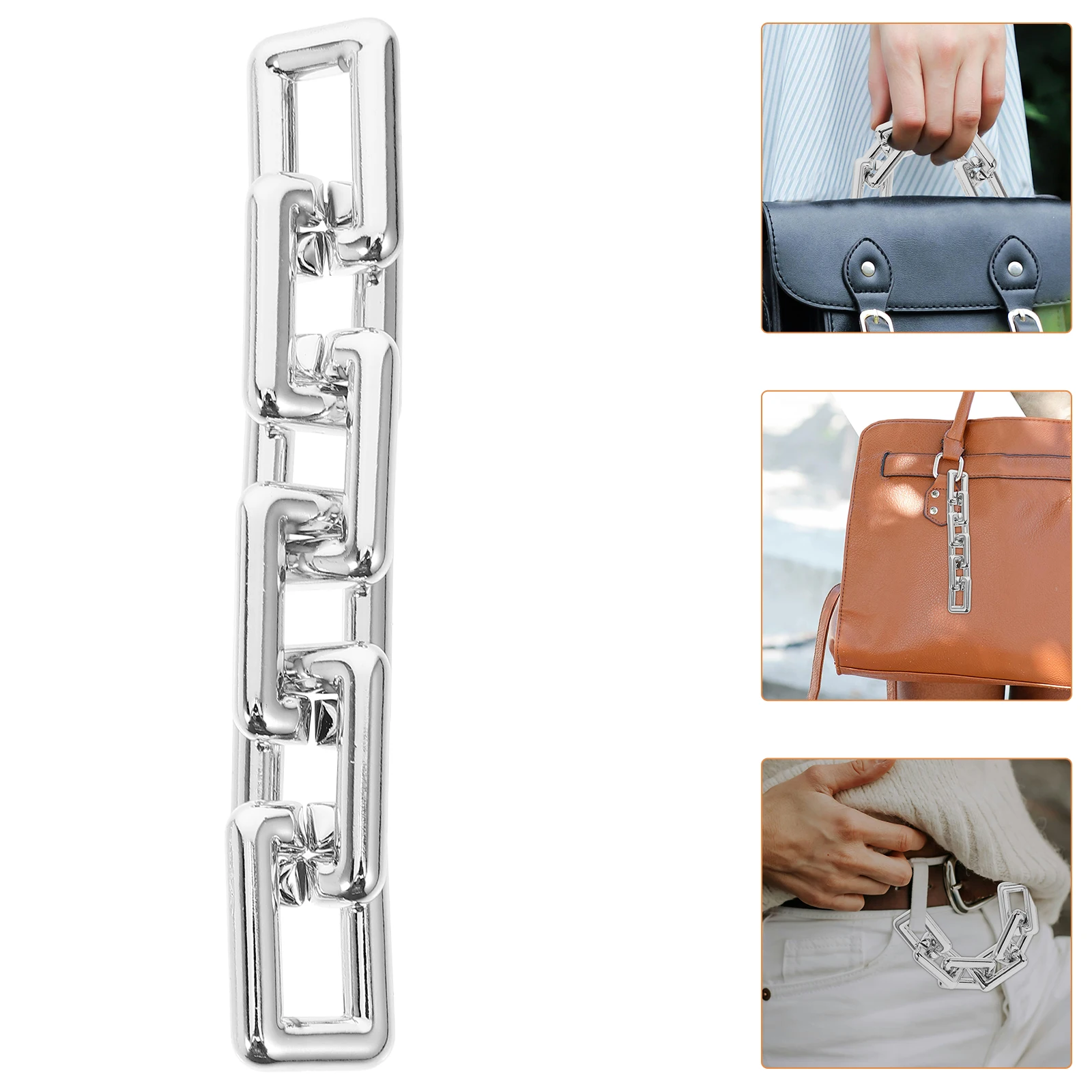 

50pcs Quick Link Connectors Decorative Chain Links For Bags Clothing Durable Attach Chain Buckles Fastener