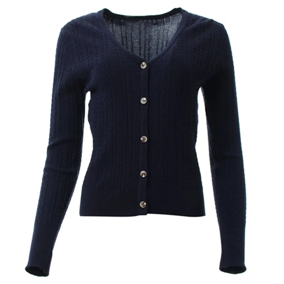 Koreaanse chique v-hals gebreid vest trui voor dames casual kabel basic vesten met lange mouwen lente zomer vintage trui