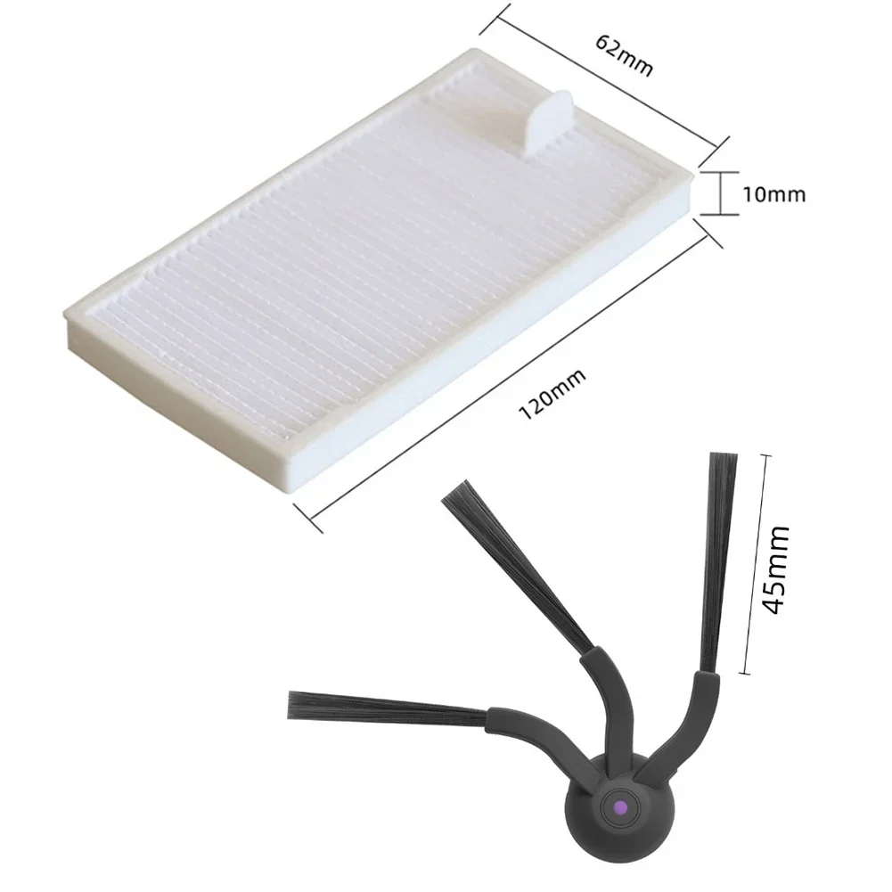 Vacuum Maintenance As Shown Robot Brush Kit Main Brush For Robot Vacuum Robot Vacuum Nylon And Plastic Construction