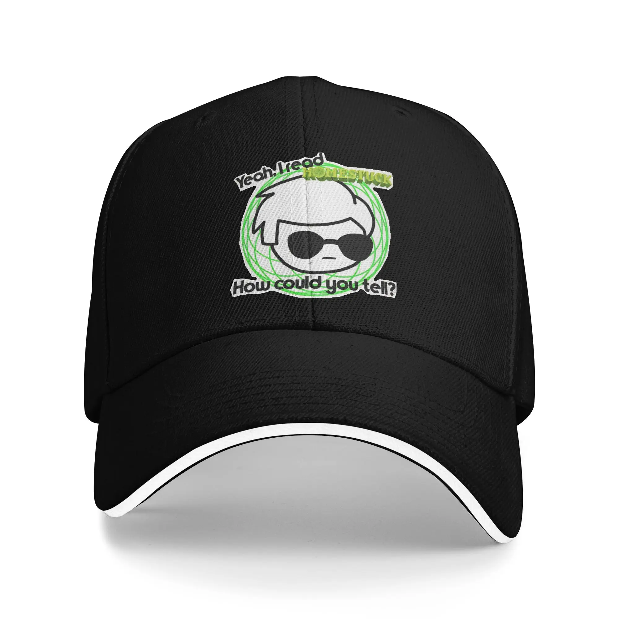 Yeah, I Read Homestucks Dave Sticker  Baseball Caps Accessories Vintage  Sun Caps For Unisex Travel Headewear  Gift