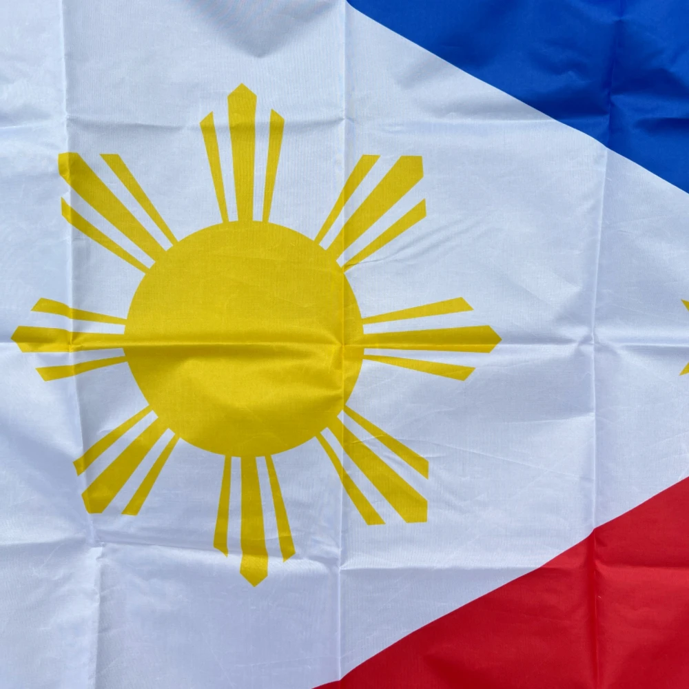 علم الفلبين الوطني 90X150cm البوليستر معلقة علم PHL PH Philippino Pilipinas3x5 FtPhilippino Pilipinas الفلبين #4