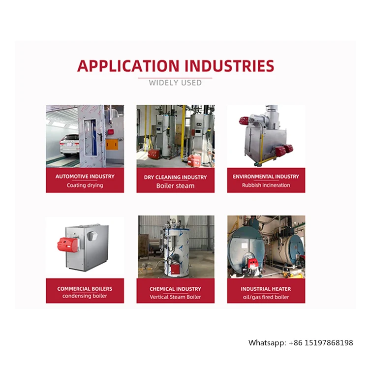 40Fs10 熱電力 42-116kw 自動スプレーブースボイラー加熱ガス燃料バーナー一段式工業用加熱ガスボイラー部品