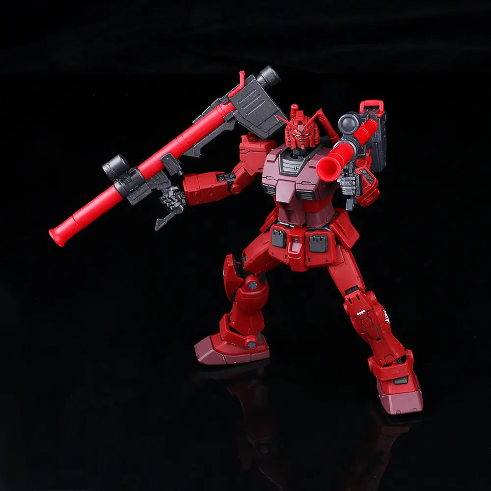 متوفر 012 نموذج HG 1/144 Rx-78-2 الجمعية أطقم منمذجة اللون الأحمر Char Ver عمل أرقام روبوت البلاستيك نموذج أطقم لعبة مخصصة