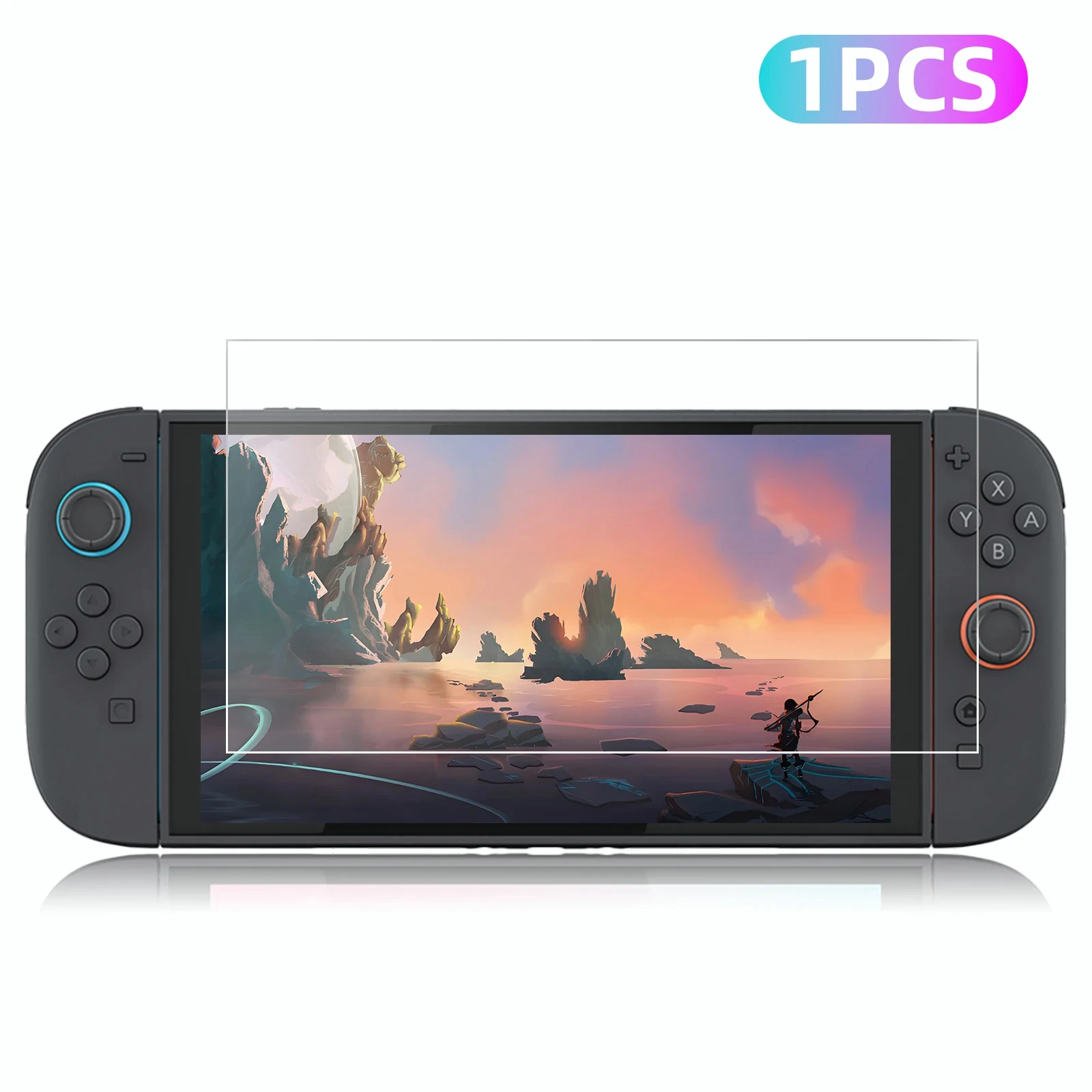 voor Nintendo Switch 2 Console-schermbeschermer met automatische uitlijningsframe Beschermfolie van gehard glas voor Switch 2-accessoires