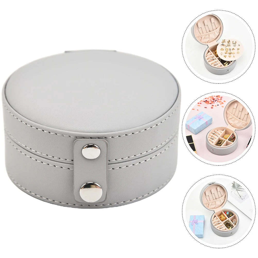 

Earring Holder Portable Jewelry Box Man Mini Travel Case Storage Organizer for