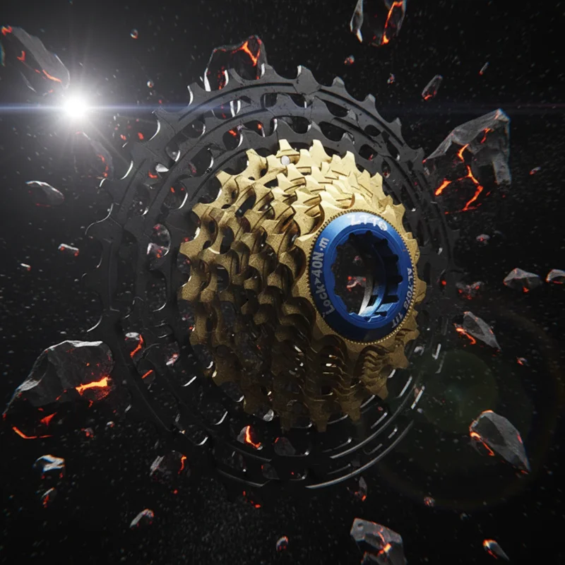 

Кассета ZTTO Black-gold для шоссейных велосипедов, ультралегкая, 11/12 скоростей, 11-28/30/32/34/36T, для гравийных велосипедов K7, 112г~156г