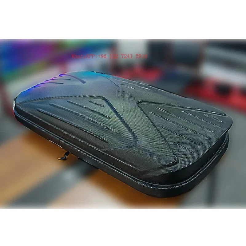 Hongsheng Products Customized Camping 600L  Pattern SUV Universal Roof Rack Lage Cargo Cer Storage Car Roof Box